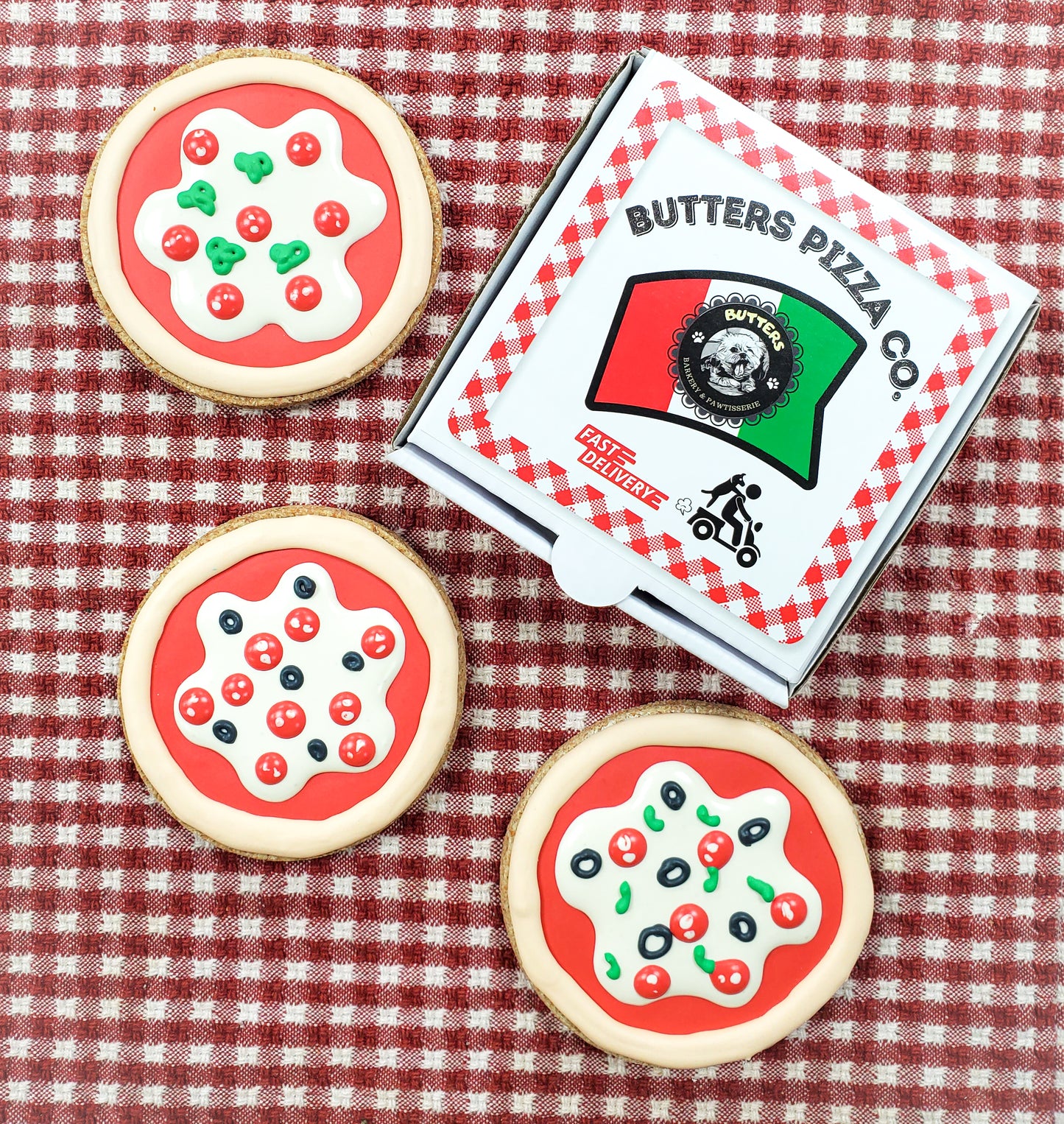 Pizza Dog Treats Qty 6