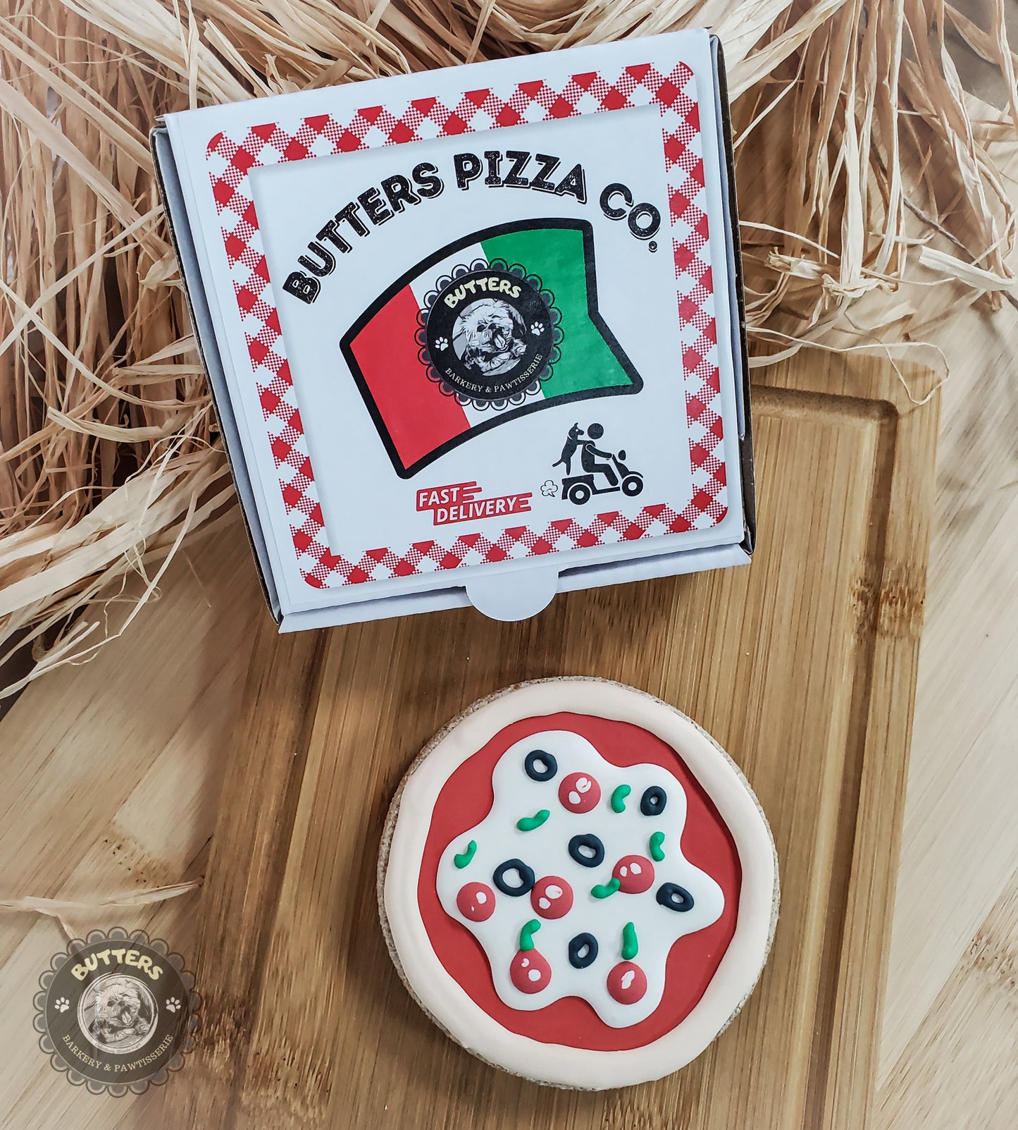 Pizza Dog Treats Qty 6