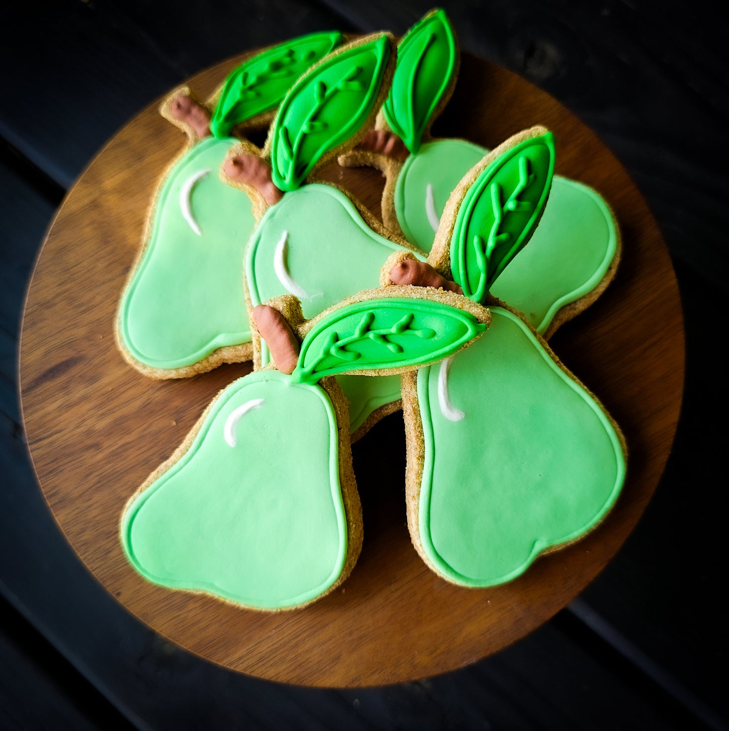 Pear Dog Cookies Qty 12