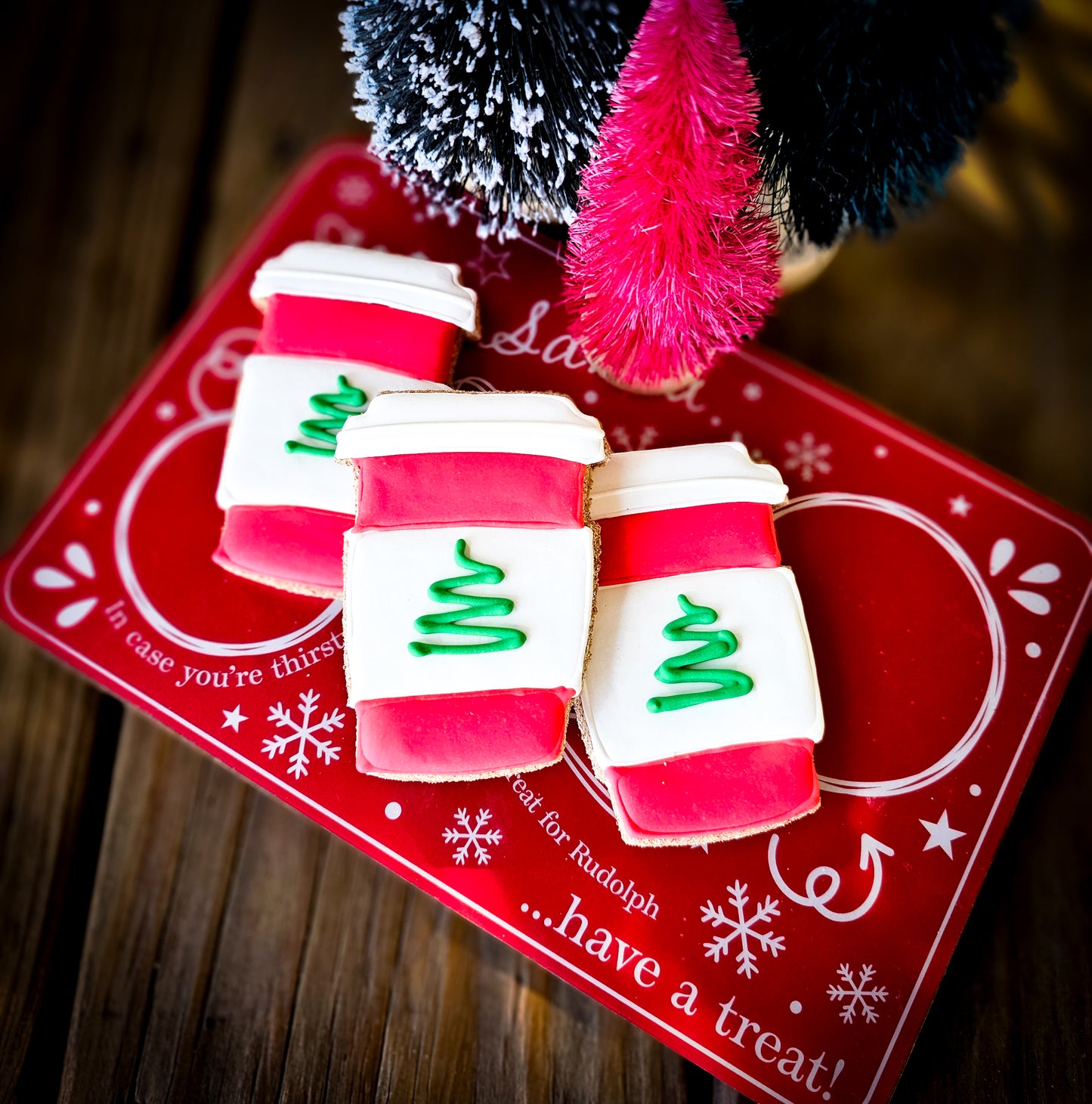 Christmas Tree Cup Dog Treat (Qty 12)