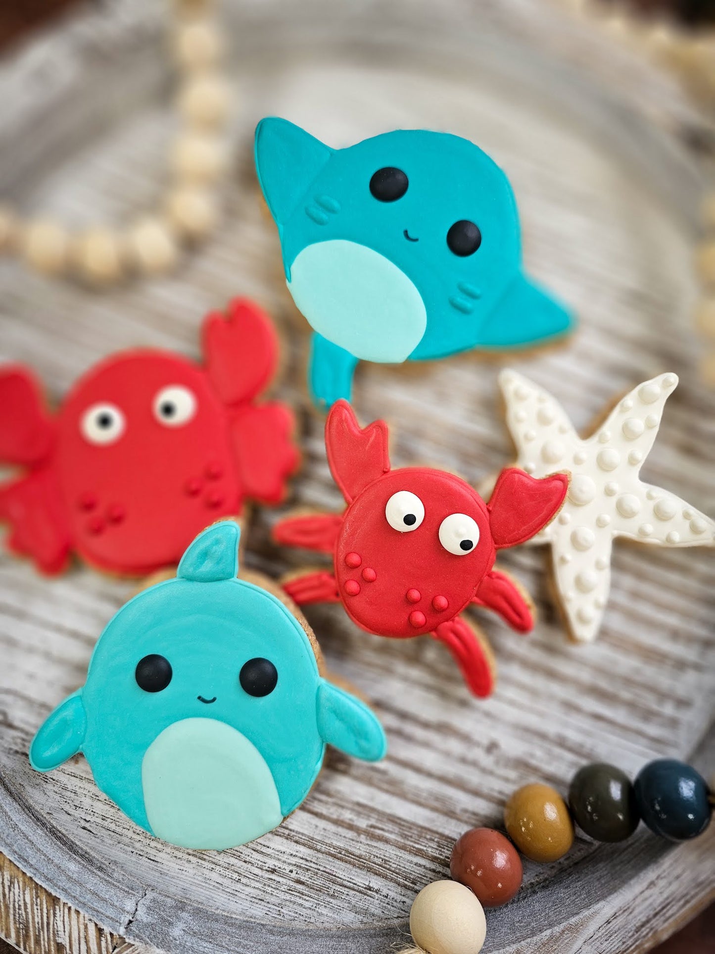 Crab Large Dog Cookies Qty 12