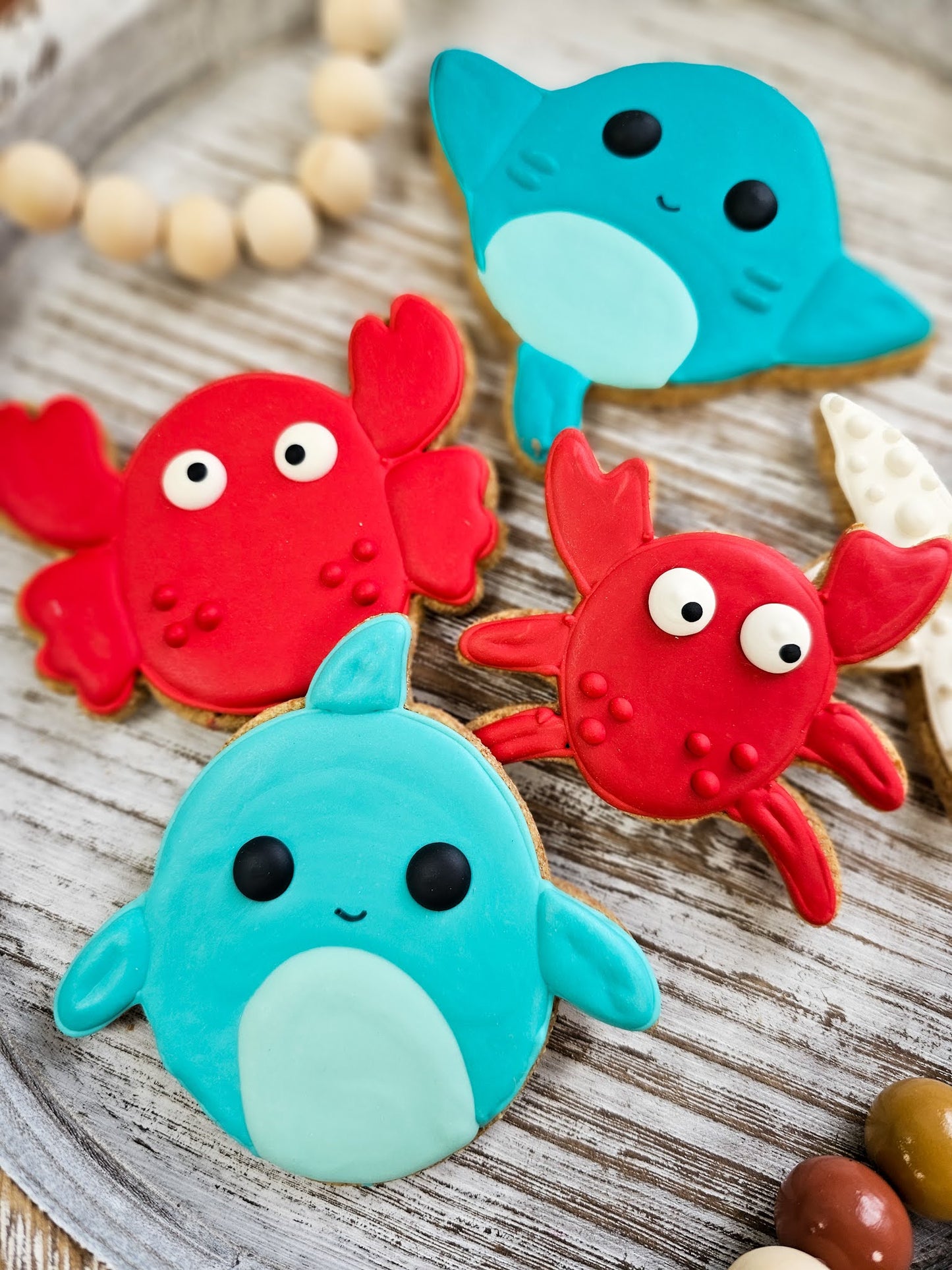 Crab Large Dog Cookies Qty 12