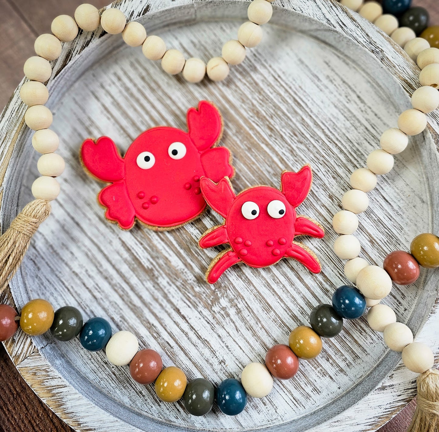 Crab Large Dog Cookies Qty 12