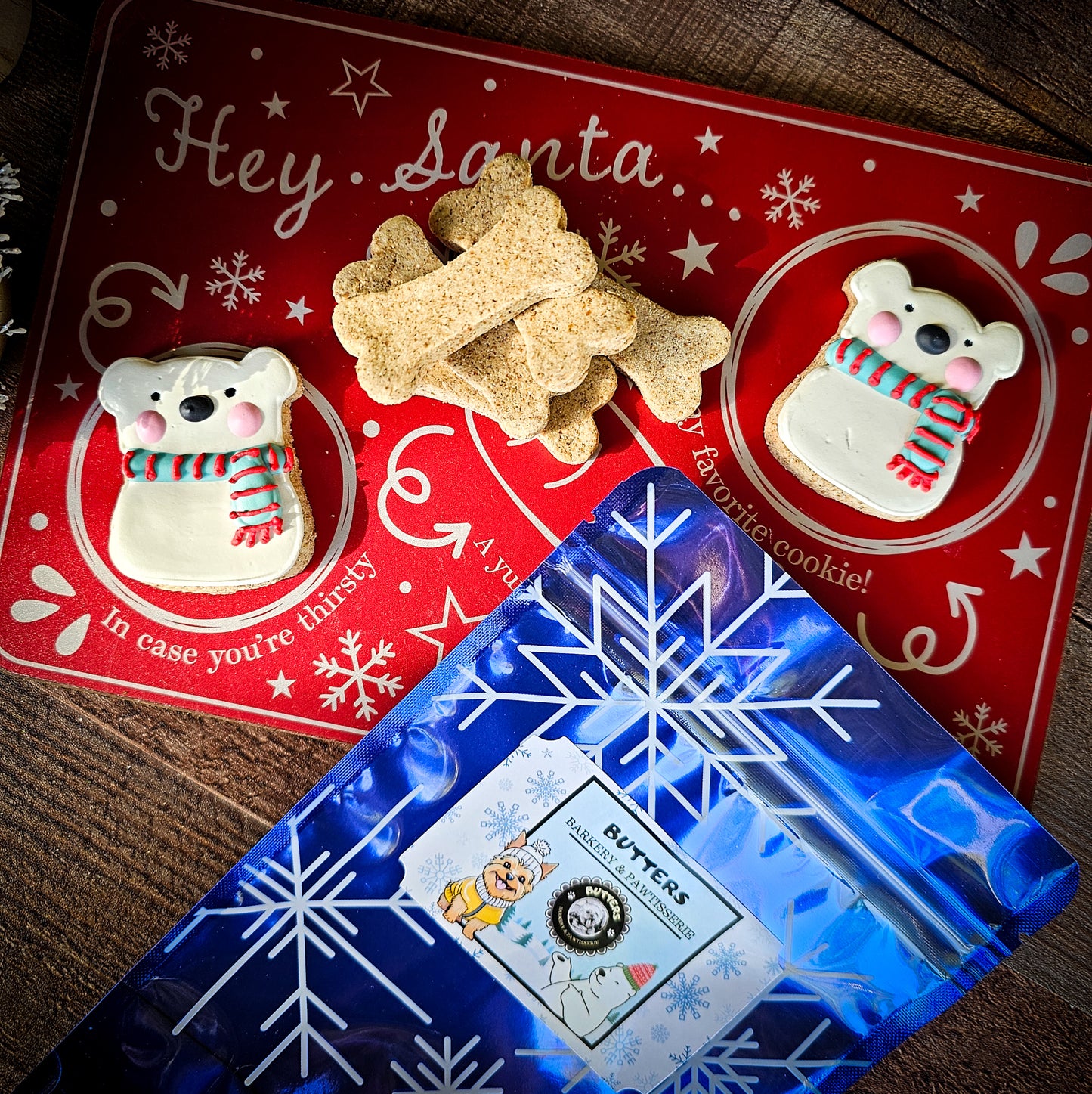 Polar Bear Cookie Bags Qty 3
