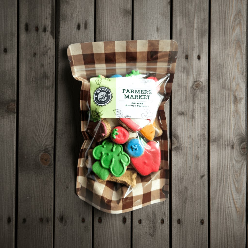 Farmers Market Dog Cookie Bag Qty 3