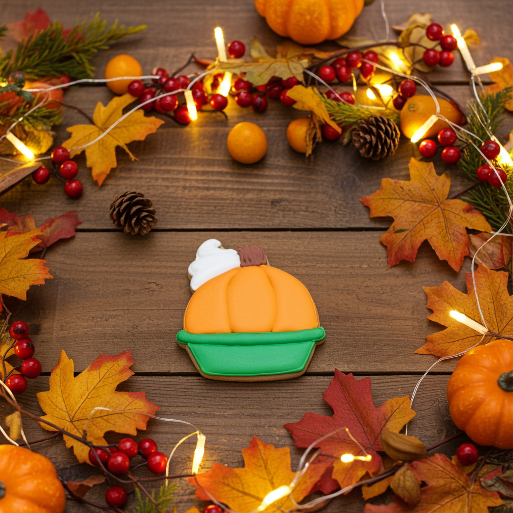 Pumpkin Pie Dog Cookies Qty 12