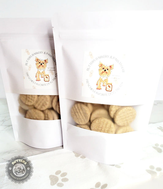 All Natural Peanut Butter Cookies Dog Treats