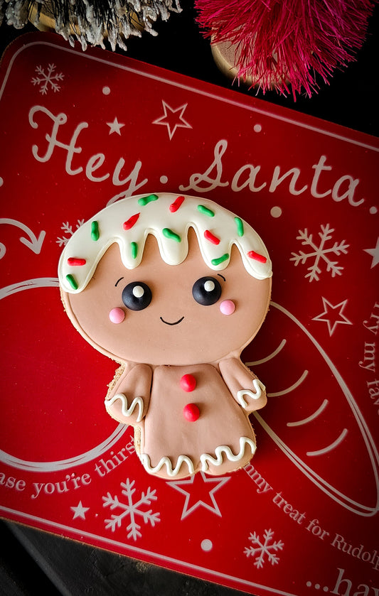 Gingerbread Man Dog Treat (Qty 12)