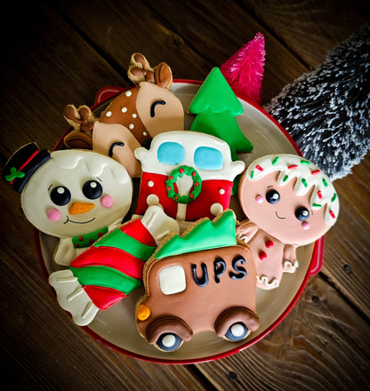 Gingerbread Man Dog Treat (Qty 12)