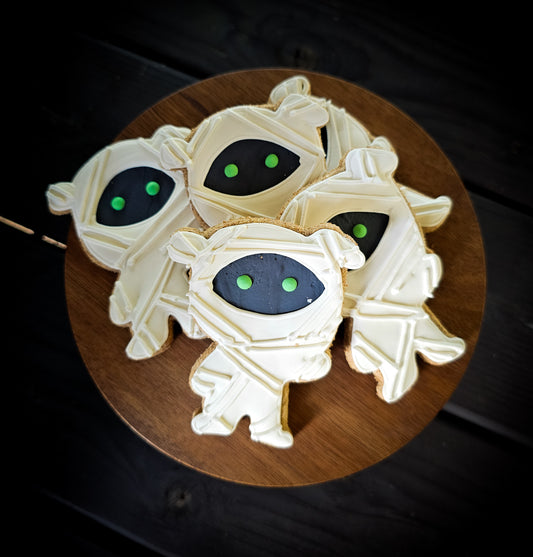 Mummy - Halloween Dog Cookies Qty 12
