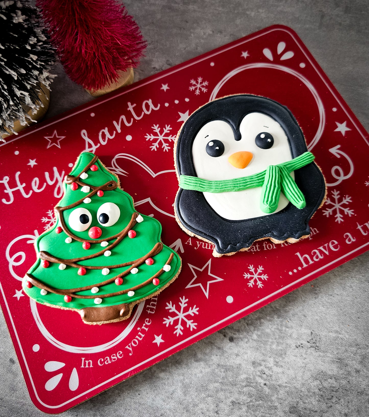 Christmas Tree Dog Treat (Qty 12)