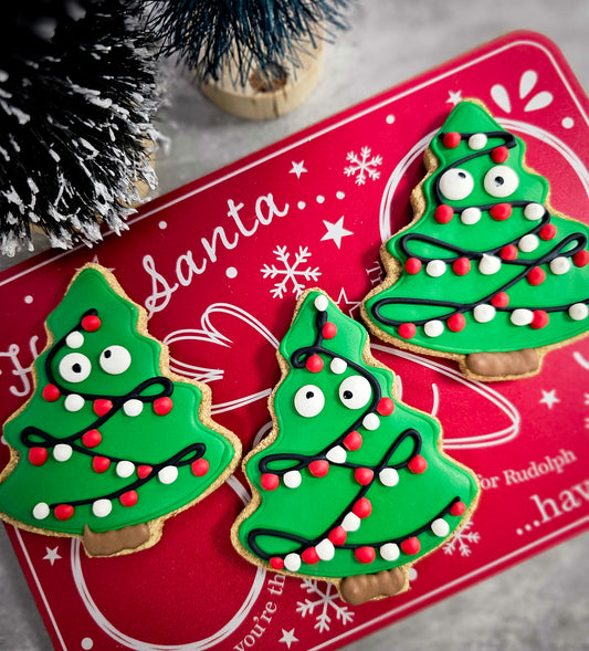 Christmas Tree Dog Treat (Qty 12)