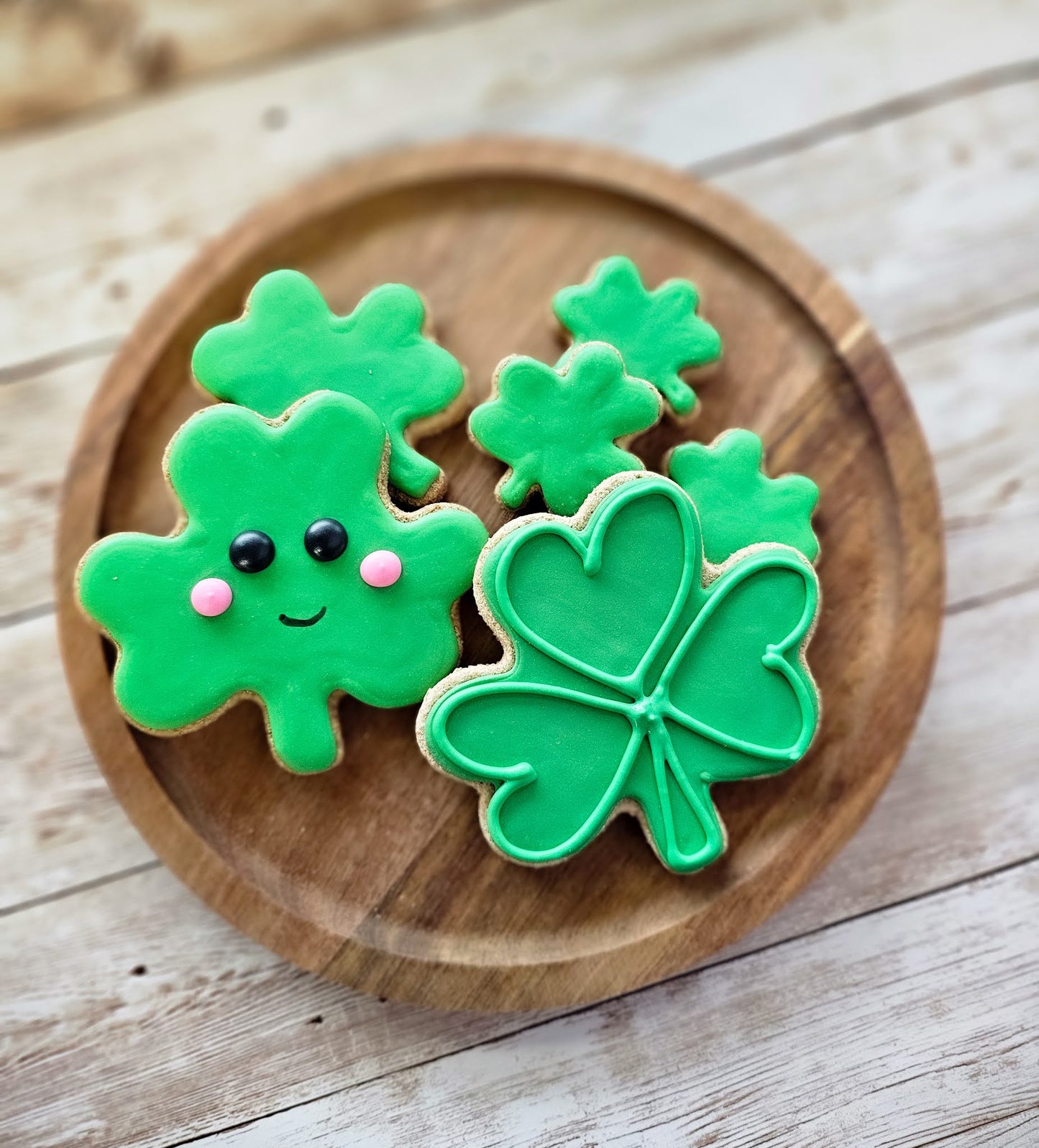 Large Shamrock Dog Cookie | Qty 6 Wholesale