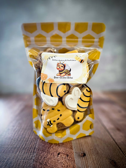 Bee-licious Bites Dog Cookie Bag Qty 3 Wholesale