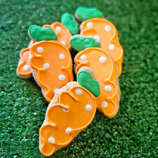 Polka Dot Carrot Qty 12 | Easter Dog Treat