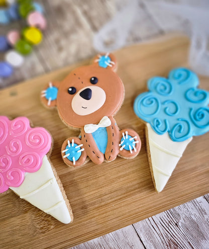 Teddy Bear Cookie | Qty 12 Wholesale