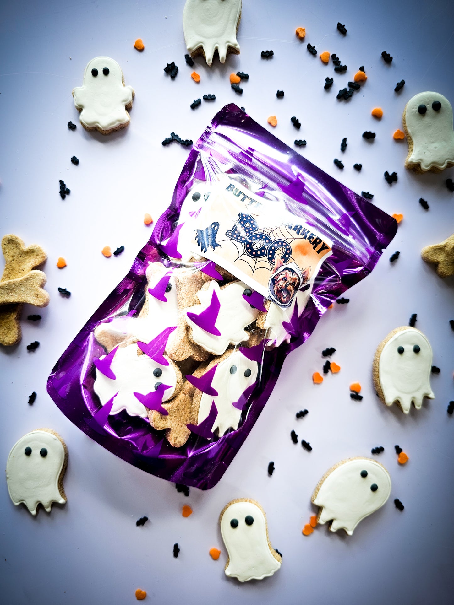 Boo Ghost Cookie Bags Qty 3