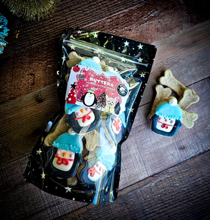 Penguin Christmas Cookie Bags Qty 3