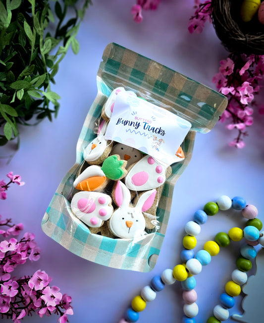 Bunny Tracks Dog Cookie Bag Qty 3