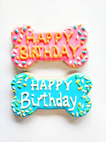 Happy Birthday Day Bone (Qty 12)