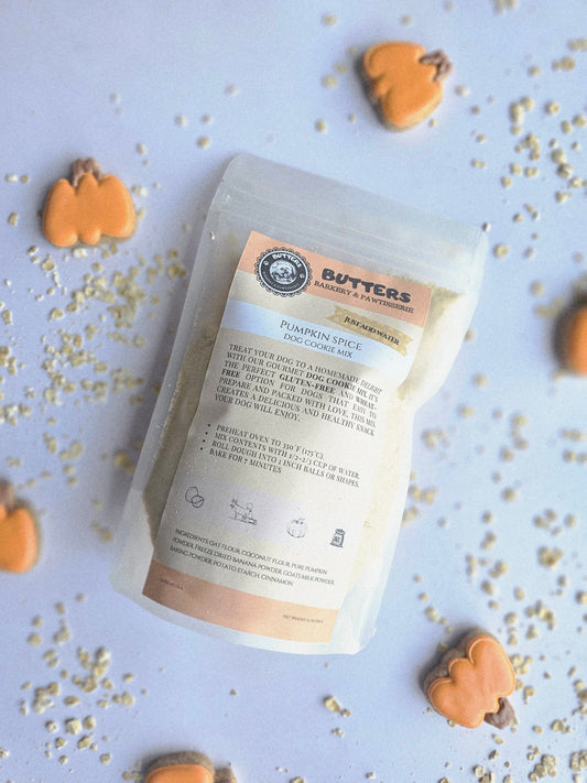 Pumpkin Dog Cookie Mix | Gluten and Wheat Free - Qty 3 bags