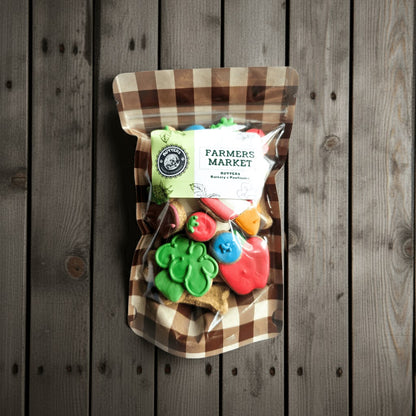 Farmers Market Dog Cookie Bag Qty 3