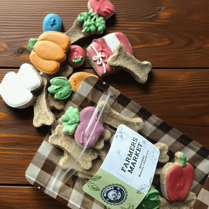 Farmers Market Dog Cookie Bag Qty 3