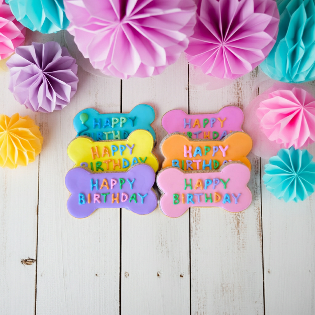 Happy Birthday Day Bone (Qty 12)