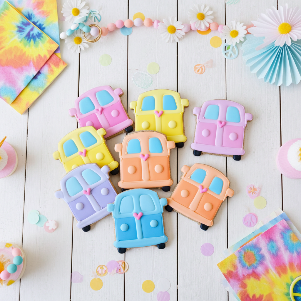 VW Car Dog Cookie | Qty 12 Wholesale