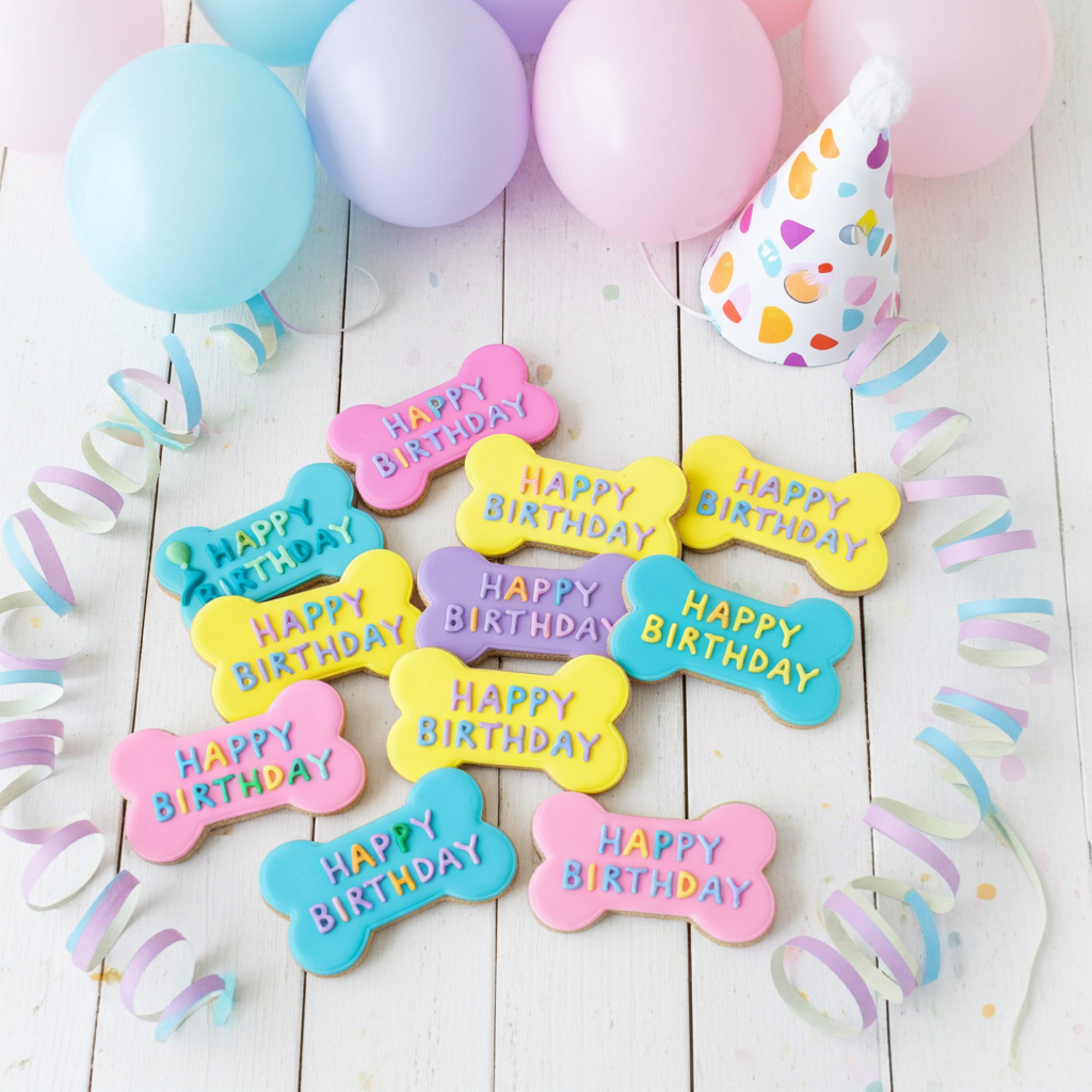 Happy Birthday Day Bone (Qty 12)