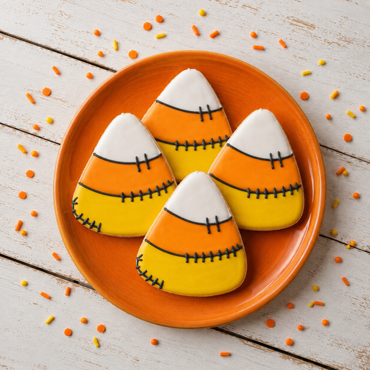 Candy Corn with Stitches - Standard Dog Treats Qty 6