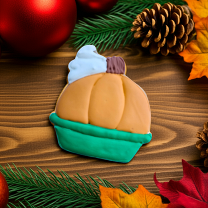 Pumpkin Pie Dog Cookies Qty 12
