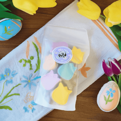 Spring Tulip Dog Treat Gift Bag | Qty 3 Wholesale