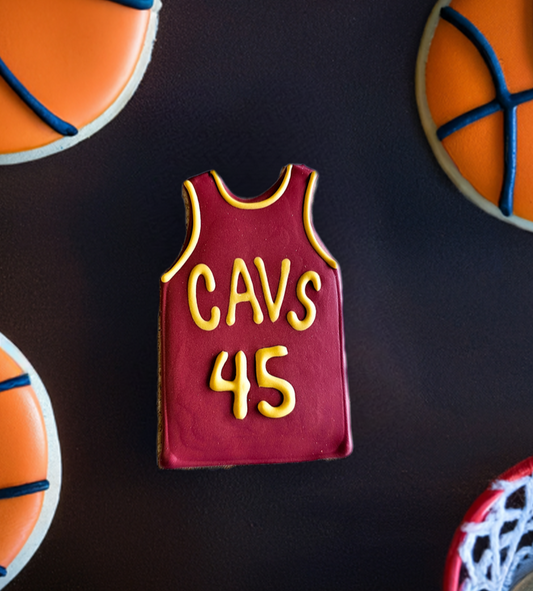 Cleveland Cavs Jersey Cookies Qty 12