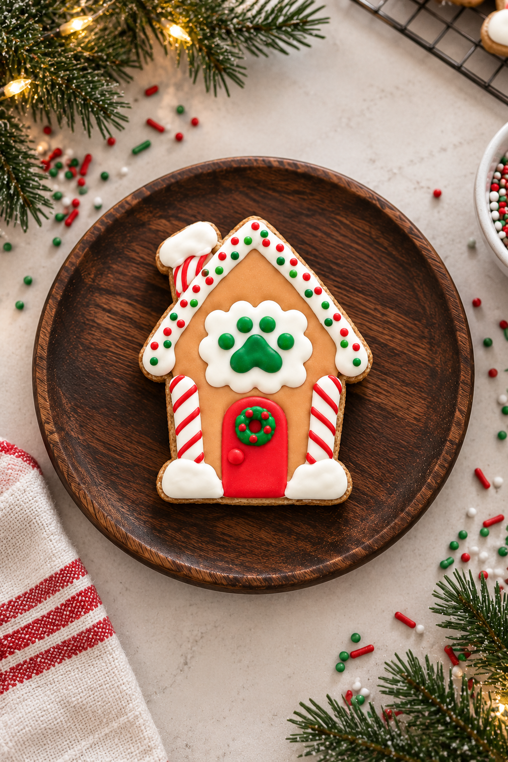 Gingerbread House Dog Treat (Qty 6)
